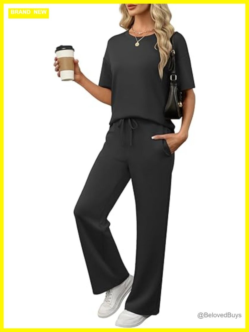 Women's Lounge Set 2 Piece Outfits Summer Casual Short Sleeve Sweatsuit